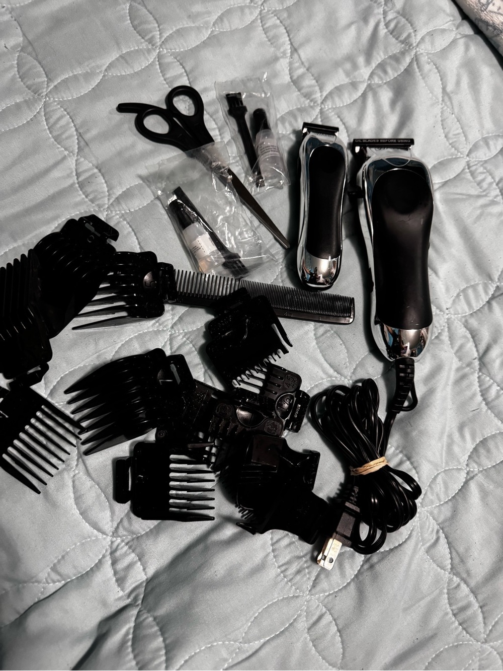 Men's Corded Hair Clipper Kit - Black/Silver